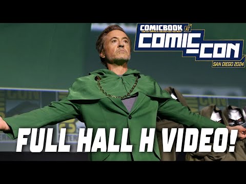 Robert Downey Jr DOCTOR DOOM Reveal! Full Video From Marvel Hall H!