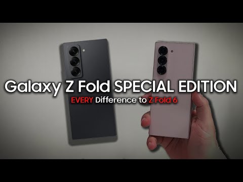 Galaxy Z Fold SPECIAL EDITION vs Z Fold 6 - Every Difference!