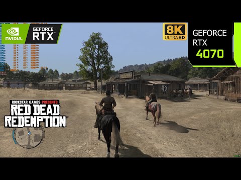 Red Dead Redemption PC | RTX 4070 8K, 4K, 1440p DLSS 3.7 Frame Generation | PC Performance