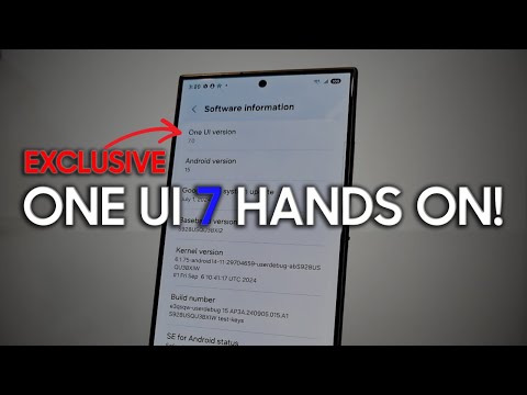 OFFICIAL ONE UI 7 HANDS ON!