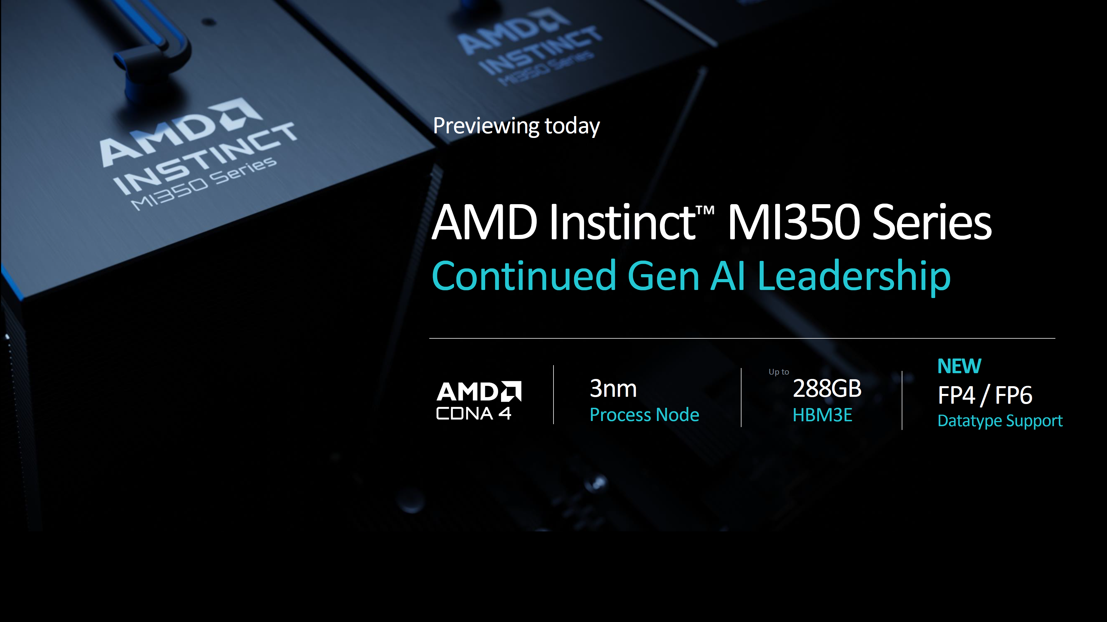 Η AMD Instinct MI325X είναι η πρώτη GPU AI που συσκευάζει 256 GB μνήμης HBM3e, 288 GB MI355X 