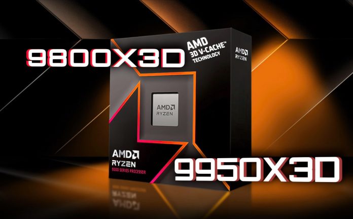 AMD Ryzen 9000X3D 3D V Cache CPUs Ryzen 9 9950X3D Ryzen 7 9800X3D Gaming Performance Leak Main.jpg