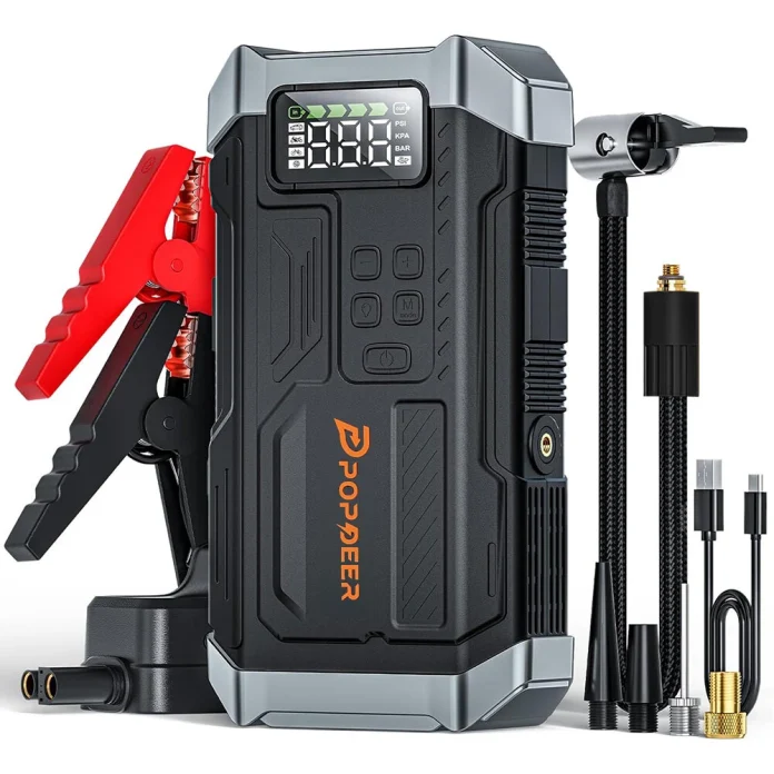 POPDEER PD JA3 5000A 4 in 1 Emergency Jump Starter with Air Compressor.webp.webp