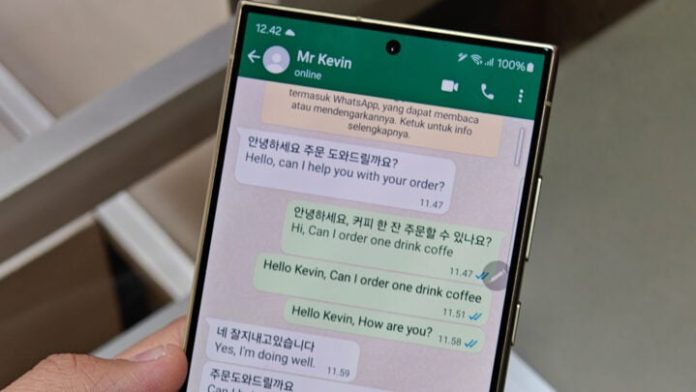 Samsung One UI 6.1 Language Translate WhatsApp Galaxy S24 Ultra 720x405.jpg