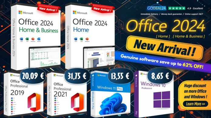 Office 2021 στα 31.75€, Windows 11 από 10.75€