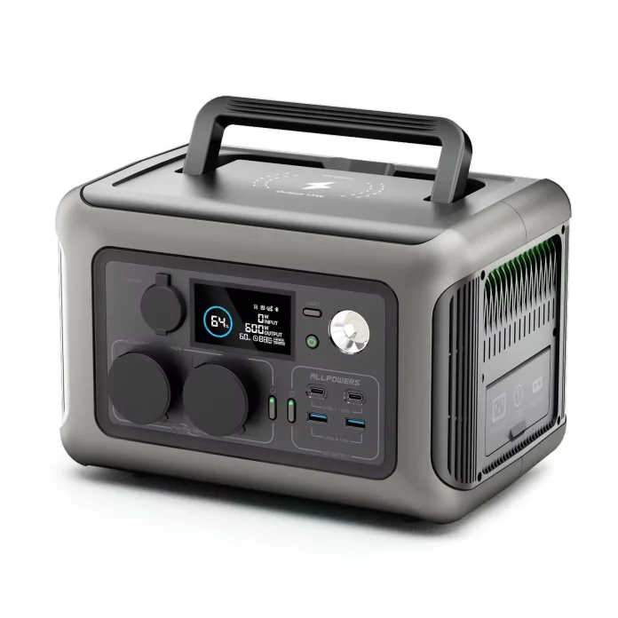 ALLPOWERS Portable Power Station R600 299Wh LiFeP04 Battery with 2x 600W 1200W Surge AC Outlets for.webp